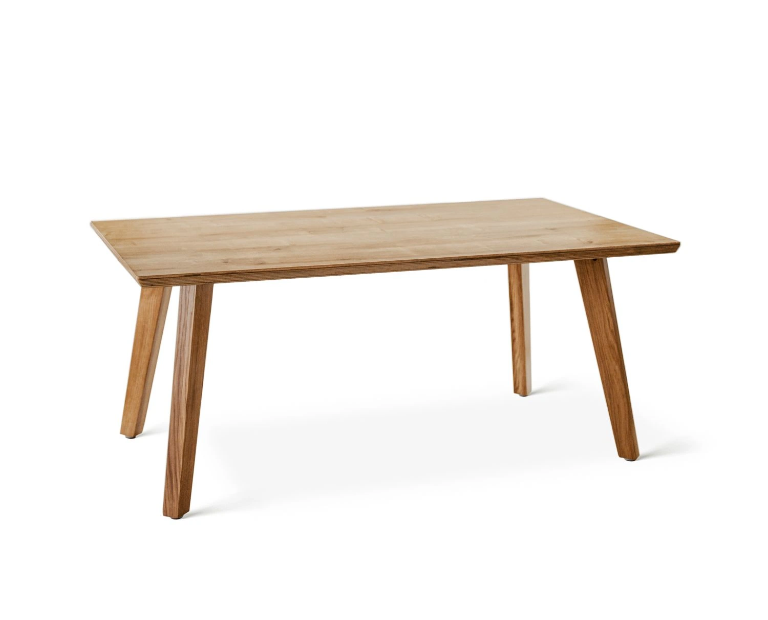 Coffee rectangular oak - stolik kawowy prostokątny z dębowymi nogami - Stolik Kawowy Prostokątny Dębowe Nogi | RetroCegła
