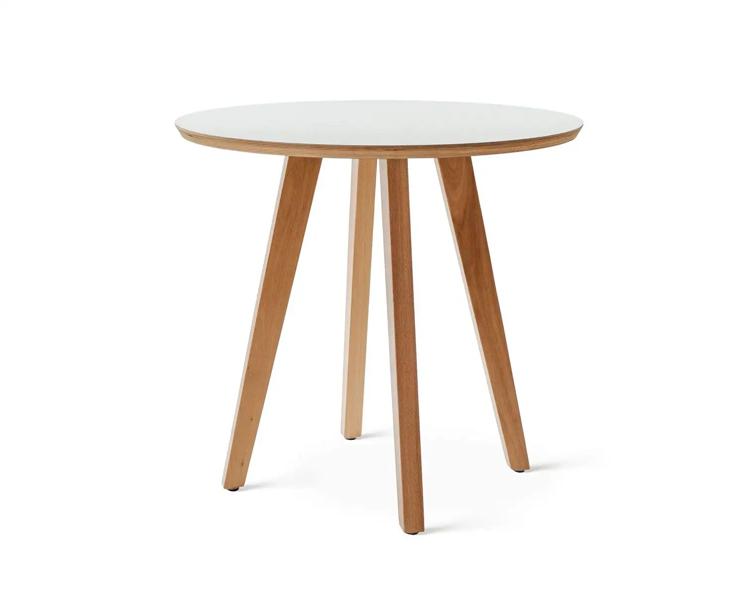 Natural Dining Round Beech 80 cm - Stół okrągły 80 cm z drewnianymi nogami