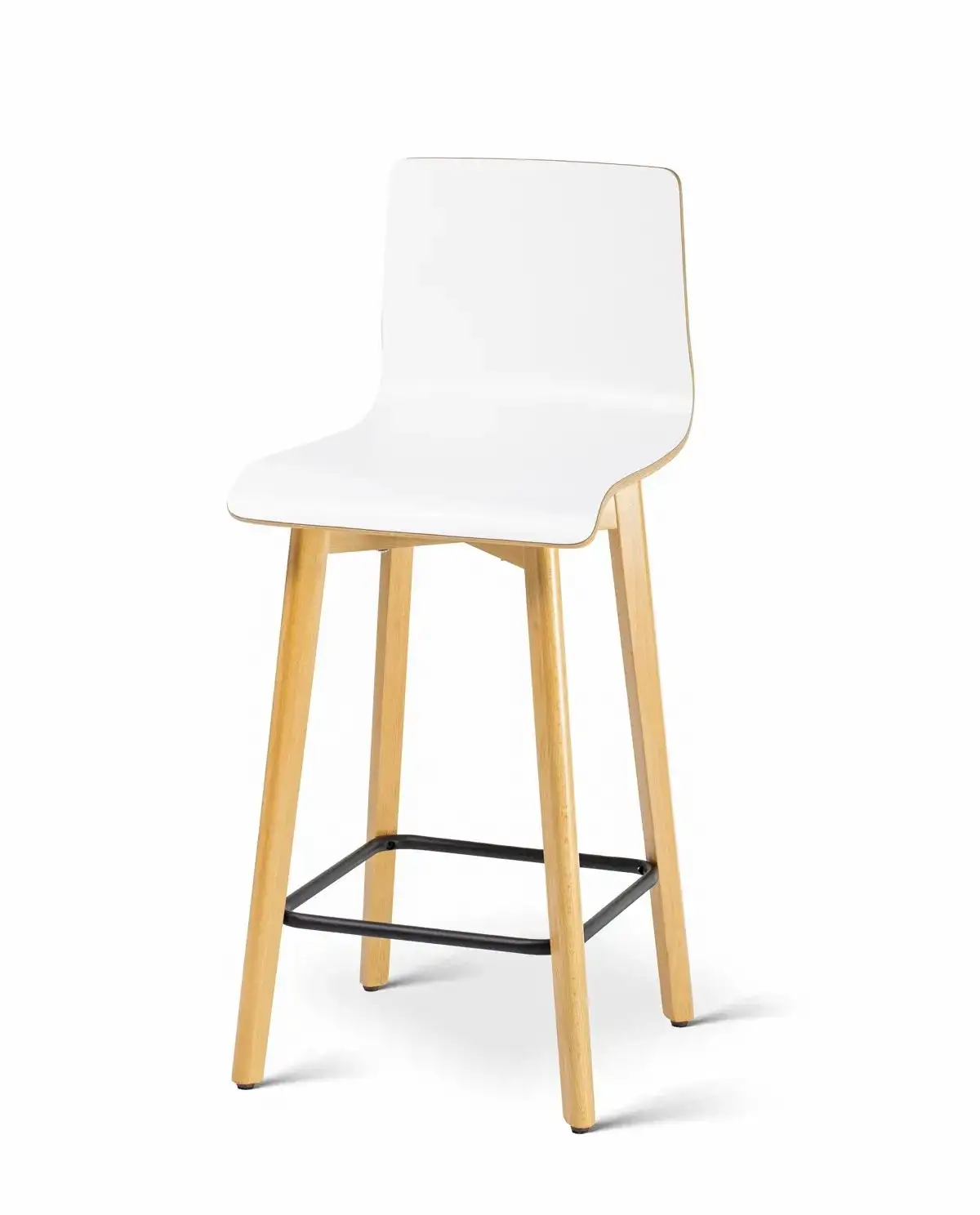Natural Beech białe 65 cm - Hoker bukowy 65 cm do wyspy kuchennej