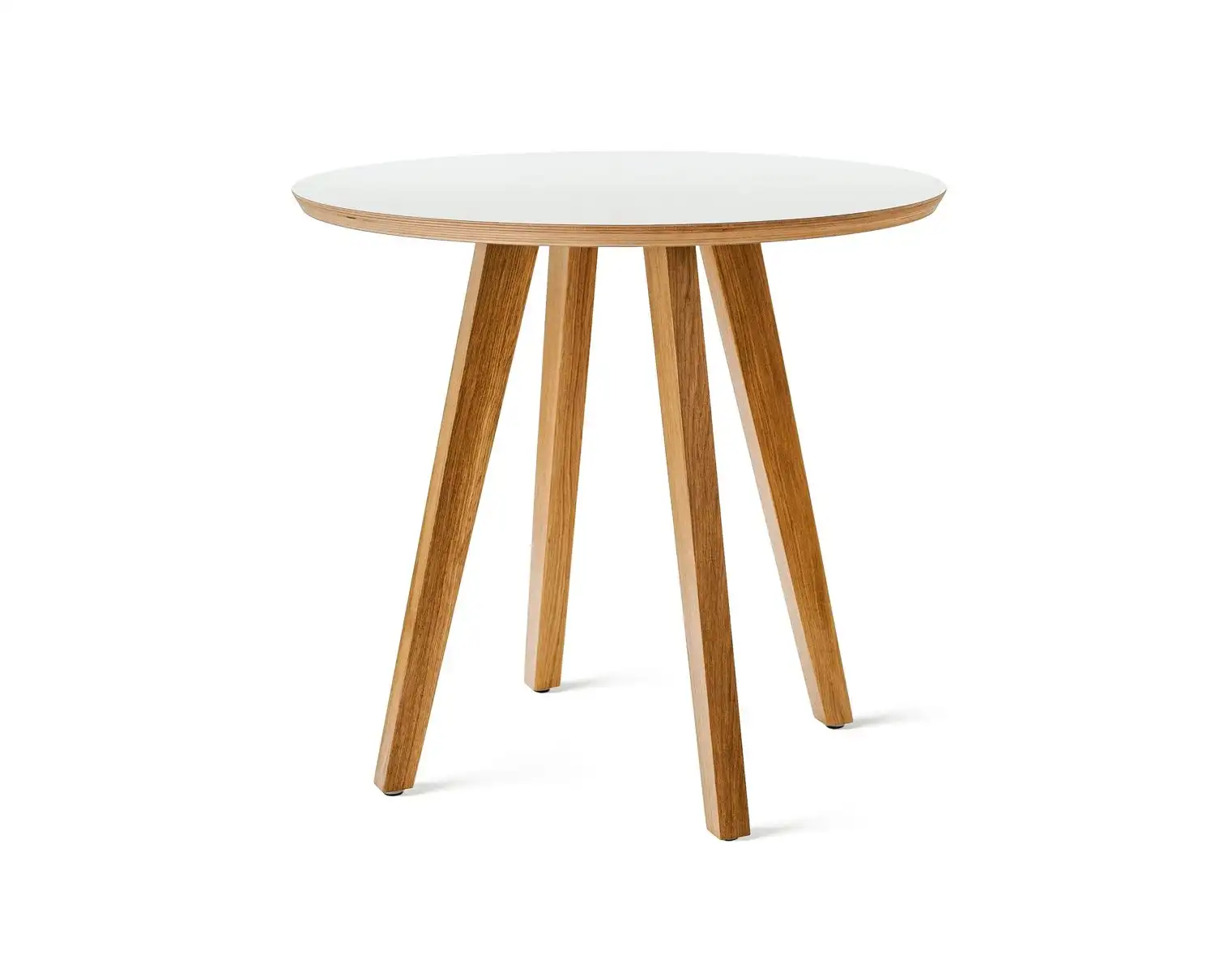 Natural Dining Round Oak 80 cm - Stół okrągły z dębowymi nogami
